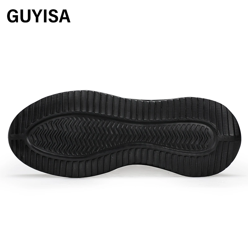 Guyisa Brand Professional Protective Lightweight Rubber Plastic Sole Breathable Upper Steel Toe Men's Guyisa Safety Shoe