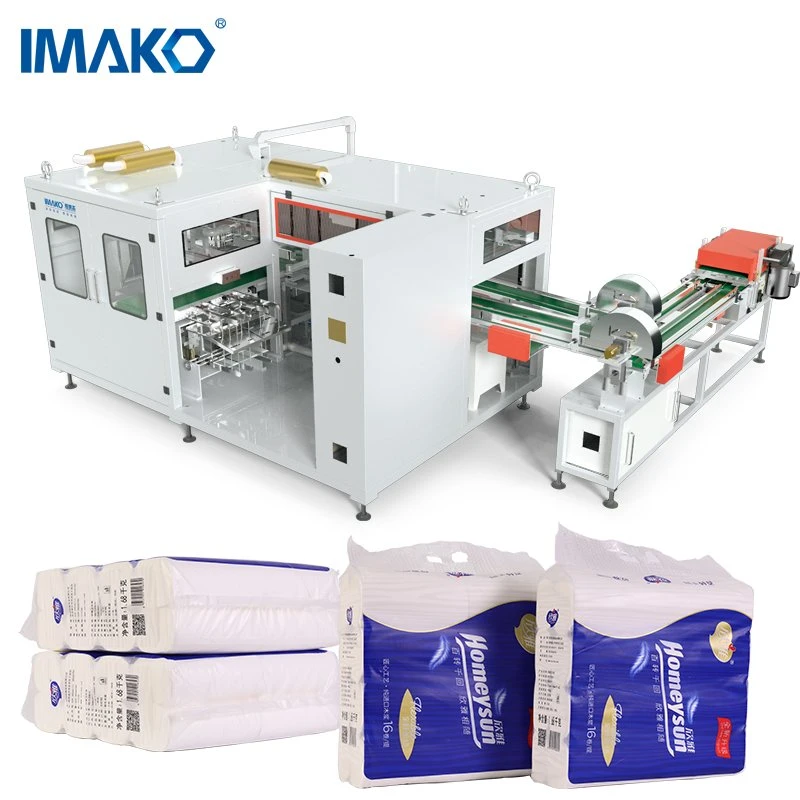 Automatic Toilet Roll Paper Packing Machine Adopts Intelligent Sealing System Fpr Bundling Packing