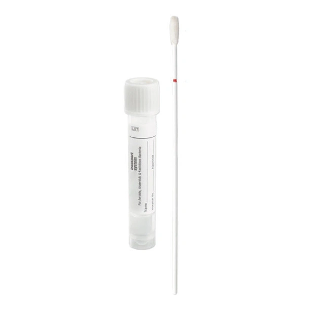 Virus Transport Medium with/Without Throat Nylon Flocked Swab Sample Collection Tube