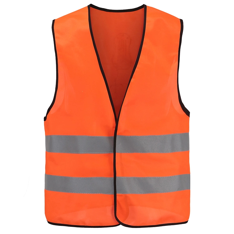 Construcción duradera Hola Viz Workwear rayas Advertencia Chaqueta reflectante para adultos