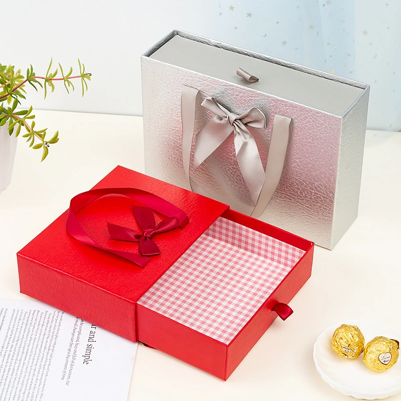 Verified Strong Gold Supplier Custom Sliding Drawer Packaging Paper Box for Gift