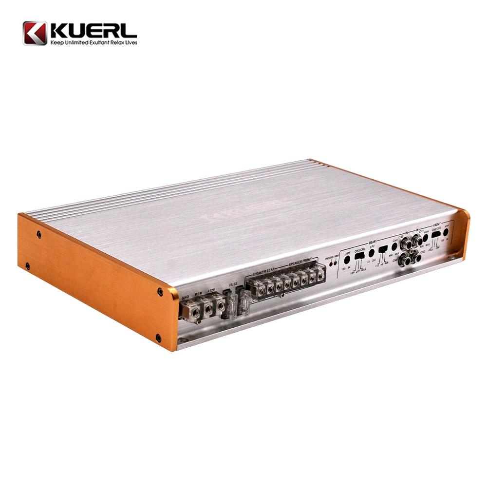 High-Quality Car Audio Power Amplifier 12V, for Mosfet ODM Car Amplifier 4 Channels, Four Door Speaker Amplifier