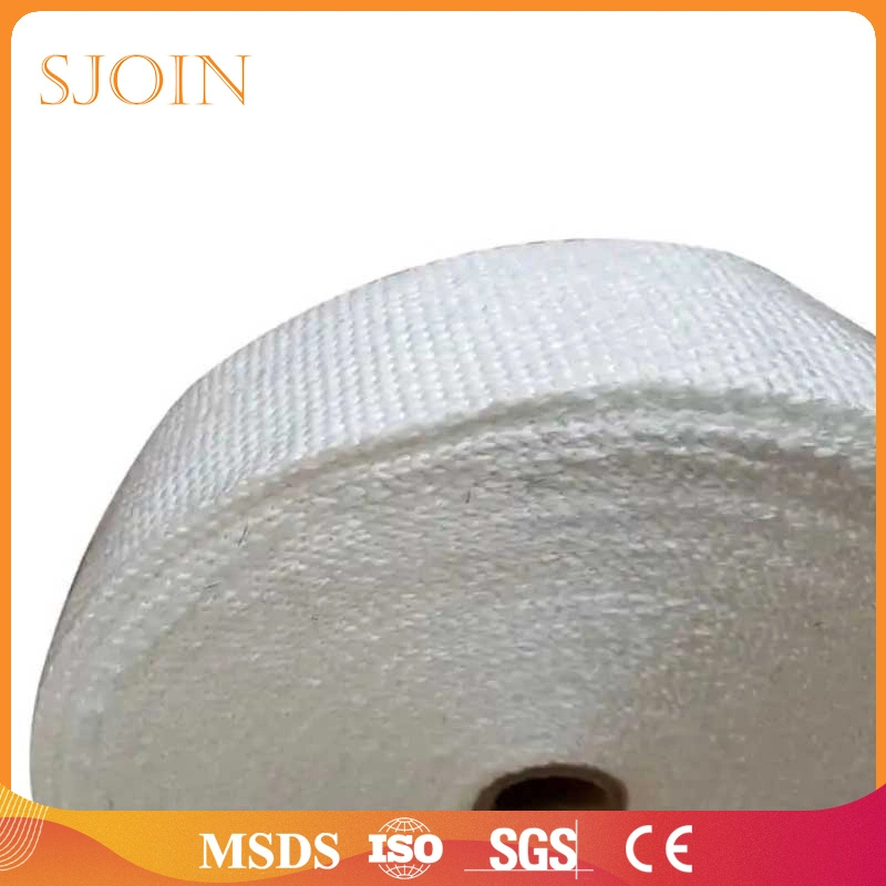 1260c Heat Proof Fire Fibre Wool Textiles CE, MSDS Fiberglass Tape Building Material Fiberglass Tape for High Temperature Pipe Thermal Insulation and Sealing