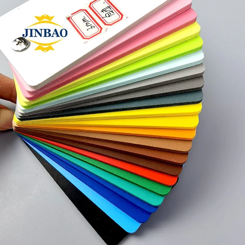 Jinbao extrudé en polystyrène à impact élevé à cellules ouvertes de 20mm de mousse feuille PVC étanche pour armoire de cuisine