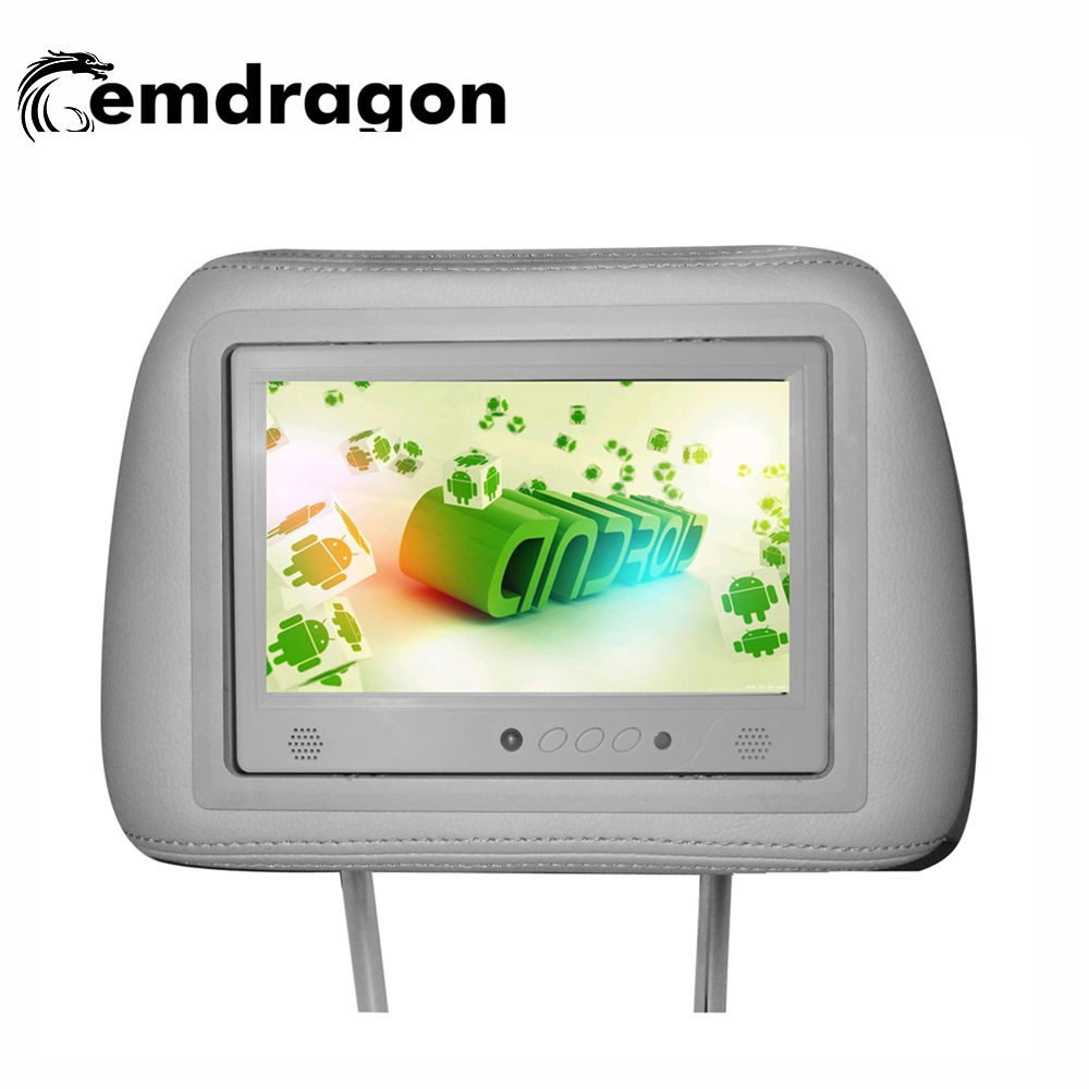 7 Inch Taxi Advertising Headrest Android Table with Touch Screen Bus TV LCD Indoor Display LCD Digital Signage