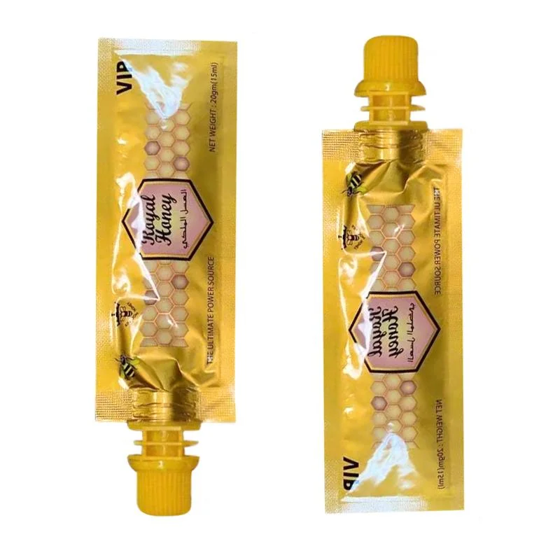 Golden Royal Honey Pouches for Men Jelly Bee Honey