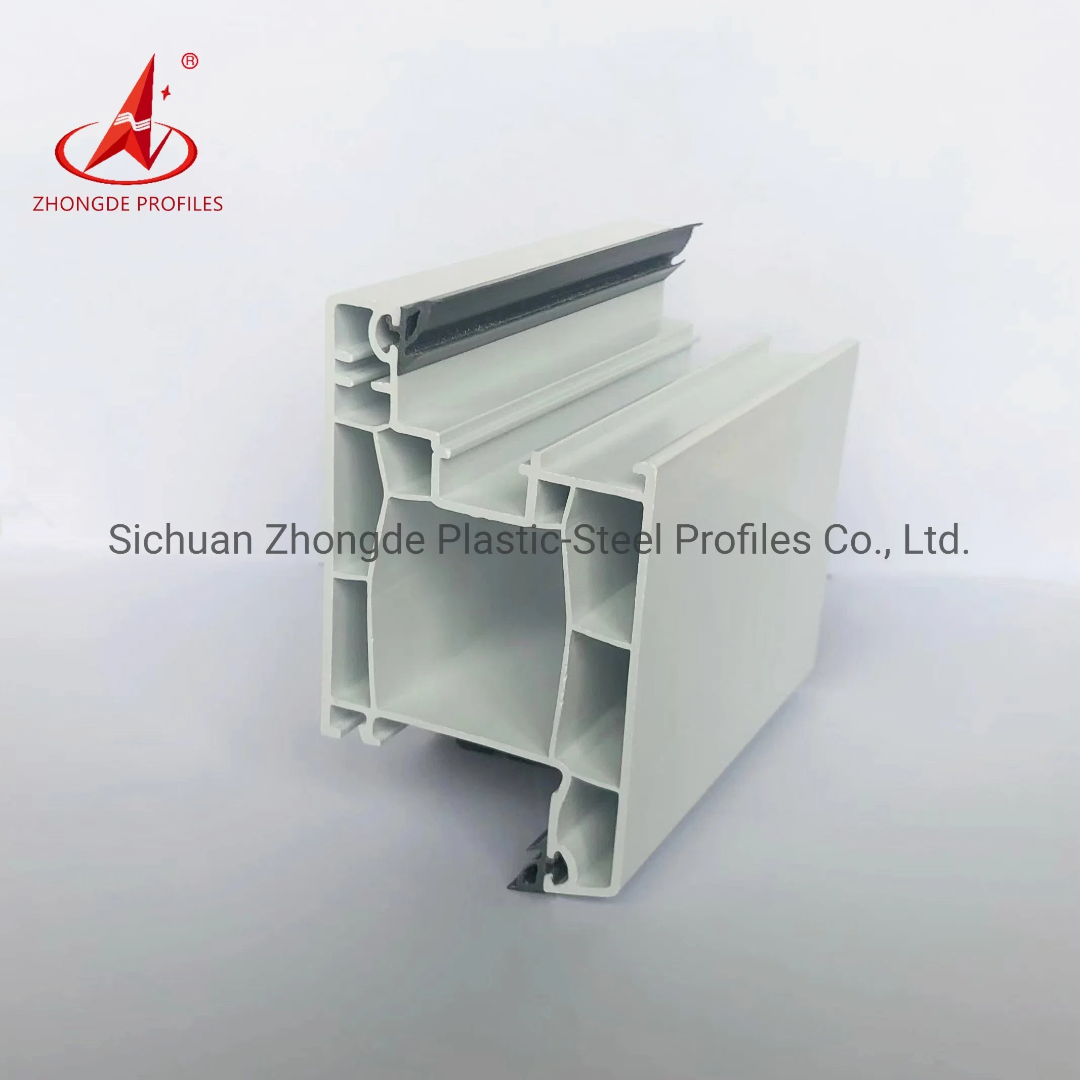 Zhongde Best Price Customized Plastic Profile PVC Windows UPVC Window for Window and Door