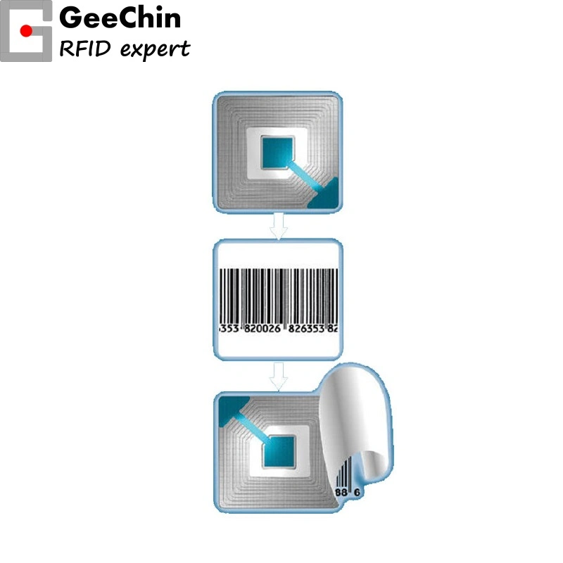 Barcode Security Label Sticker Anti-Theft RF Alarm Soft Label Tag Sticker Paper Security Tags EAS RF Label