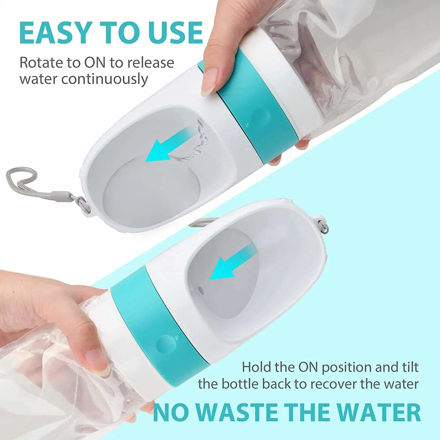 Top Sell 1500ml Leak Proof Outdoor Water Dispenser Travel Water Bottle