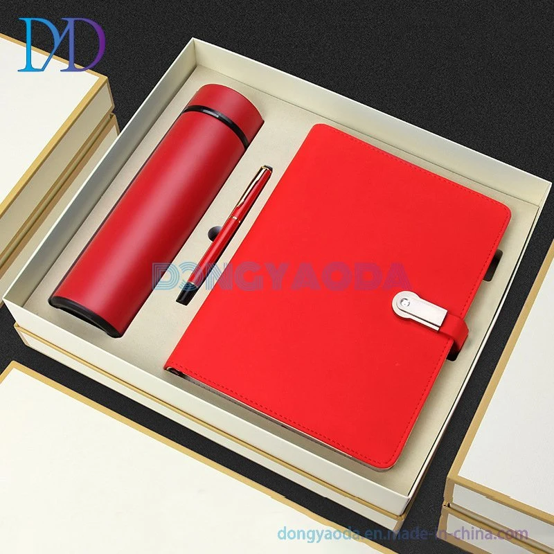 Rechargeable Notebook/Multi-Function Power Bank Notepad Thermos Business Gift Set