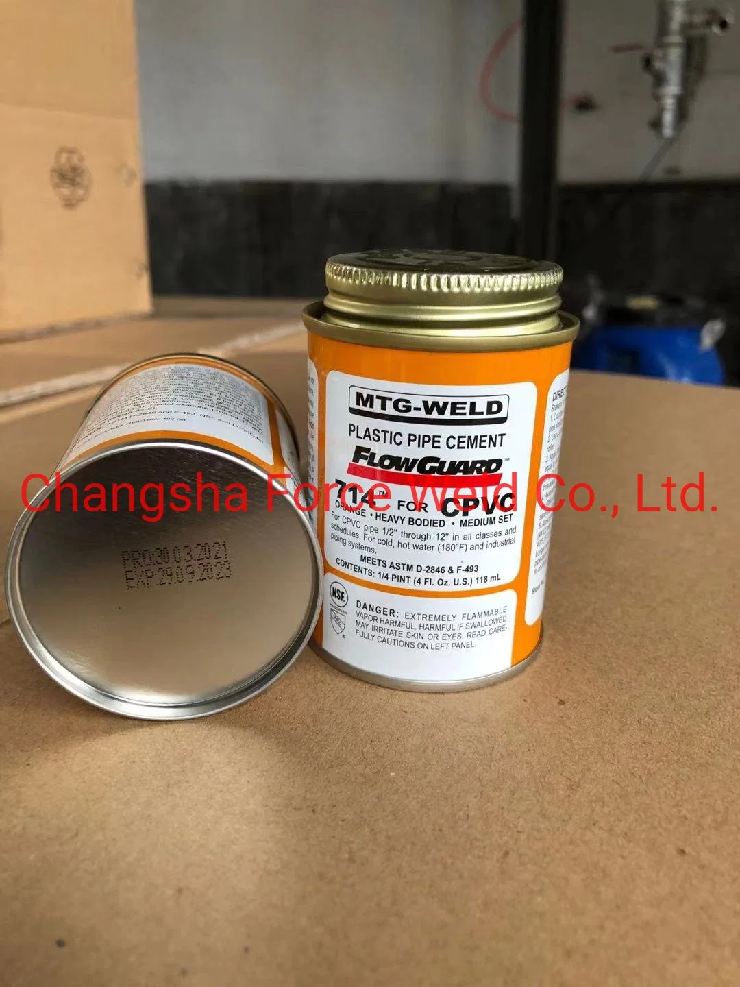 CPVC Glue/Cement/Piepe Glue/Pipe Cement/Solvent Cement/Solvent Glue in Orange Color USA Quality