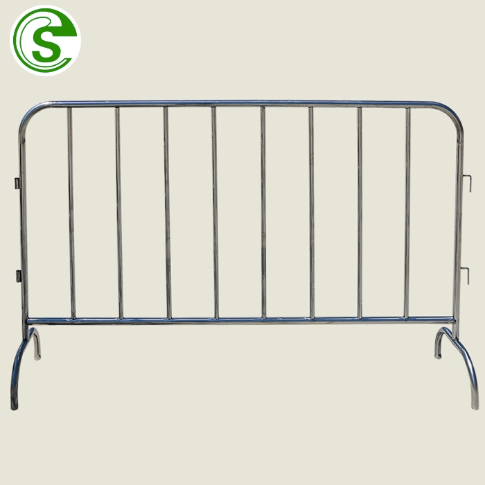 Fixed Leg Interlocking Stainless Steel 304 316 Barricade for Concert