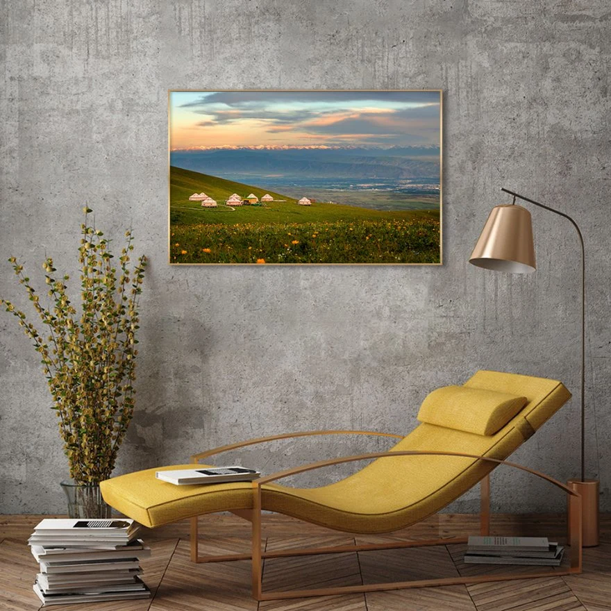 Factory Design Grassland Photography Photos Canvas Printing