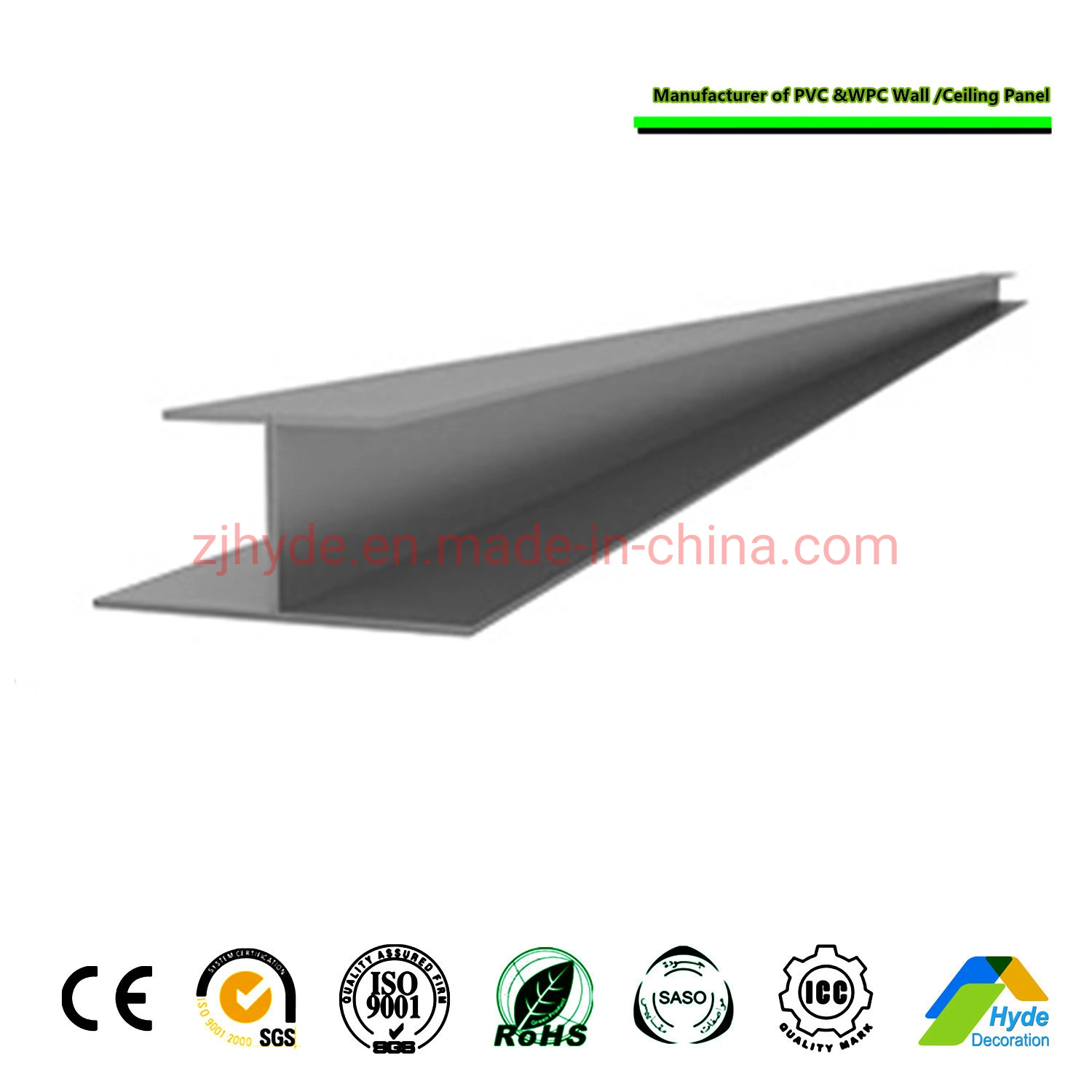 Customization Supply PVC Corner H Clip for Joint, Outside Corner Profile, Inside Corner Profile