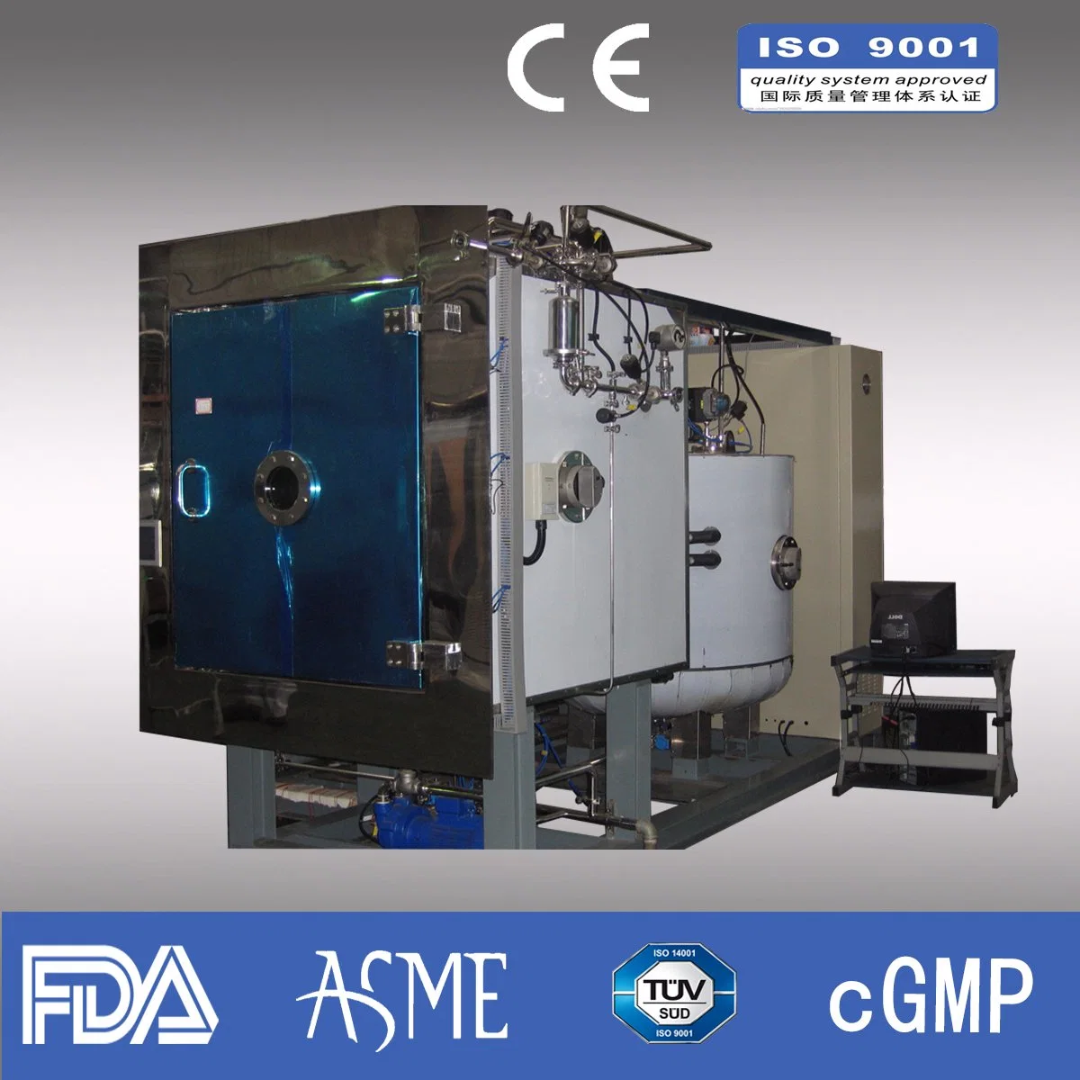 Pilot Pharmaceutical Freeze Dryer Vacuum Drying Equipment