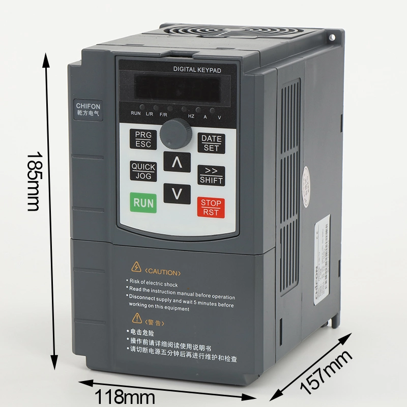 Single Input 220V-240V 4kw Speed Controller Automatic AC Variable Frequency Drive