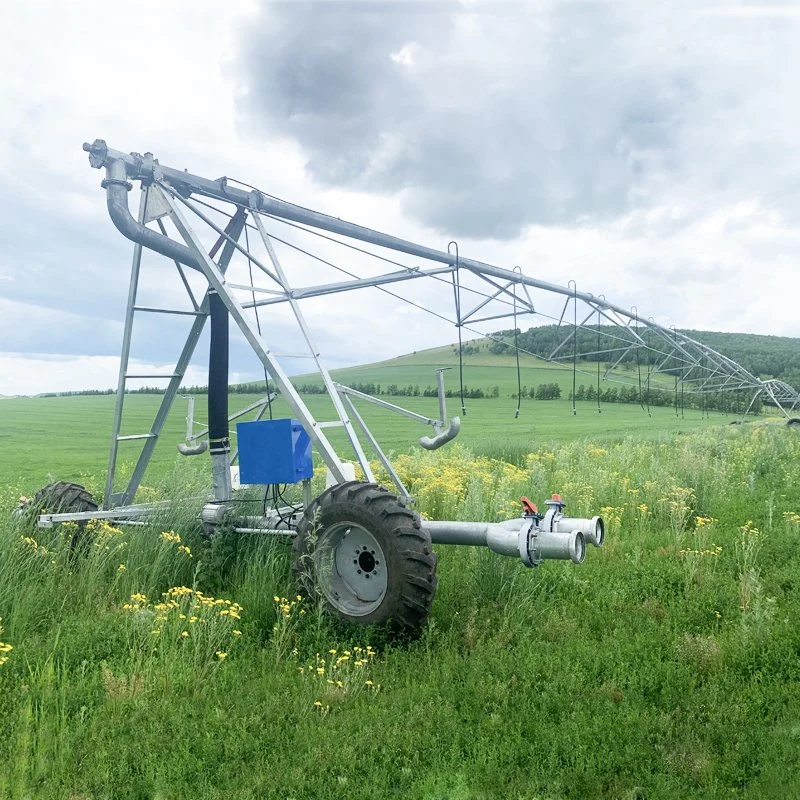 Grand déplacement latéral automatique de machines d'irrigation de drainage agricole