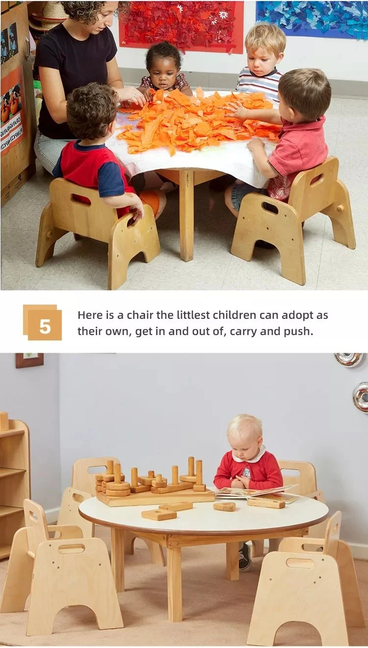 Kindergarten Kids Wooden Table and Chair Set Children Furniture