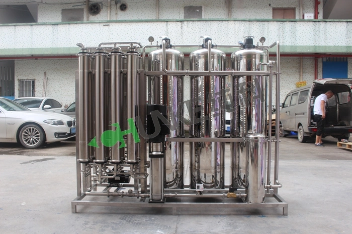 Commercial 2000L/H River Water Purification System Have UV Sterilizer for Drinking Water