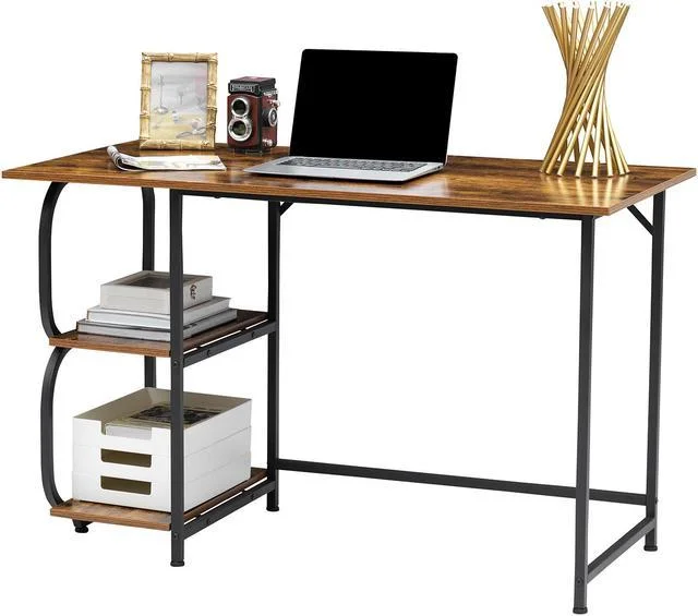 Wholesale/Supplier Different Style Computer Desk Office Furniture Wood Desk with Metal Base