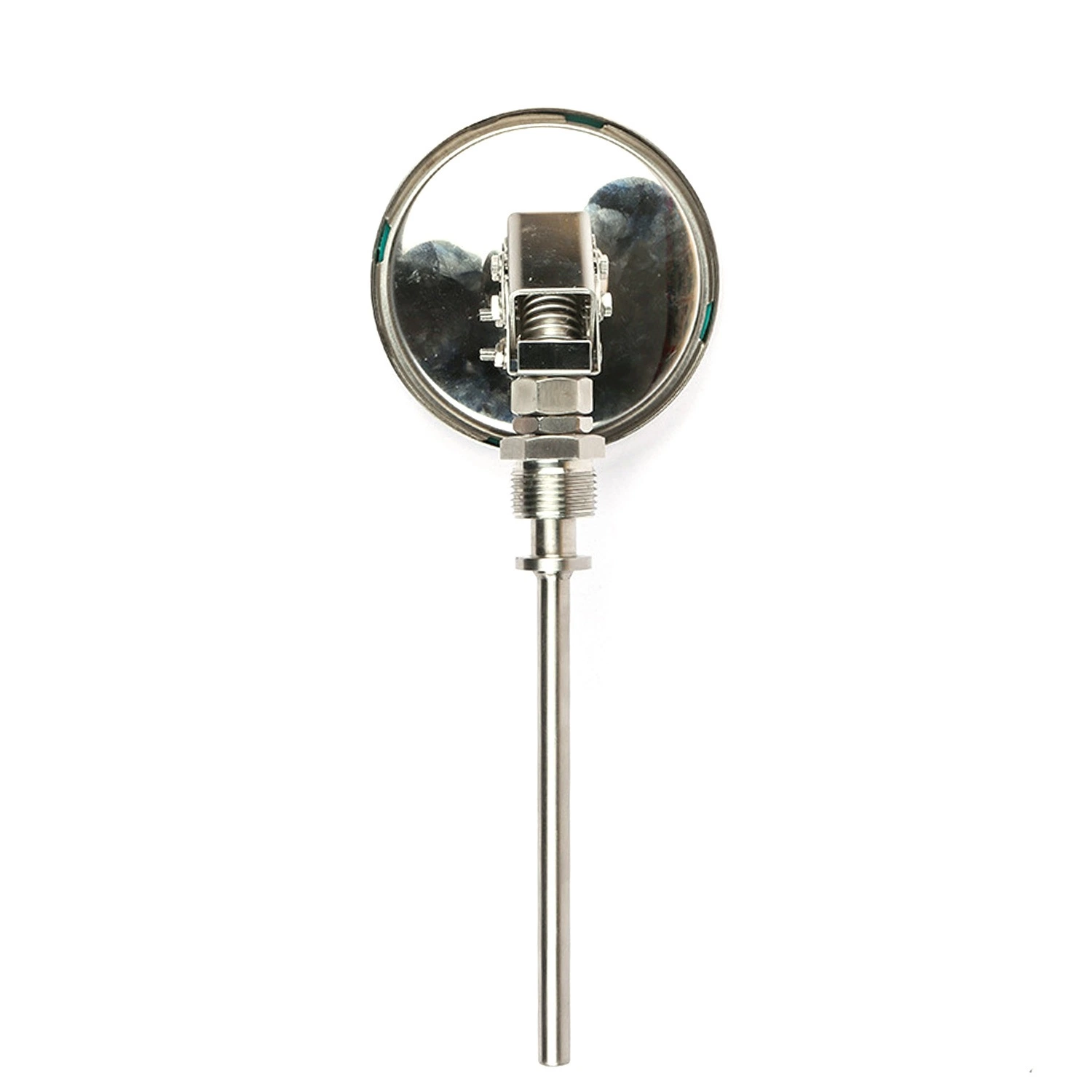 Professional 100mm Diameter Industrial Stainless Steel Bimetallic Thermometer