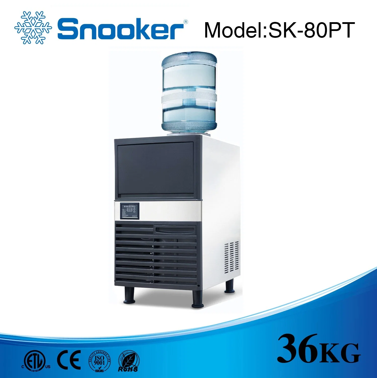 Bottled Water Type Ice Making Machine, Ice Maker Machine