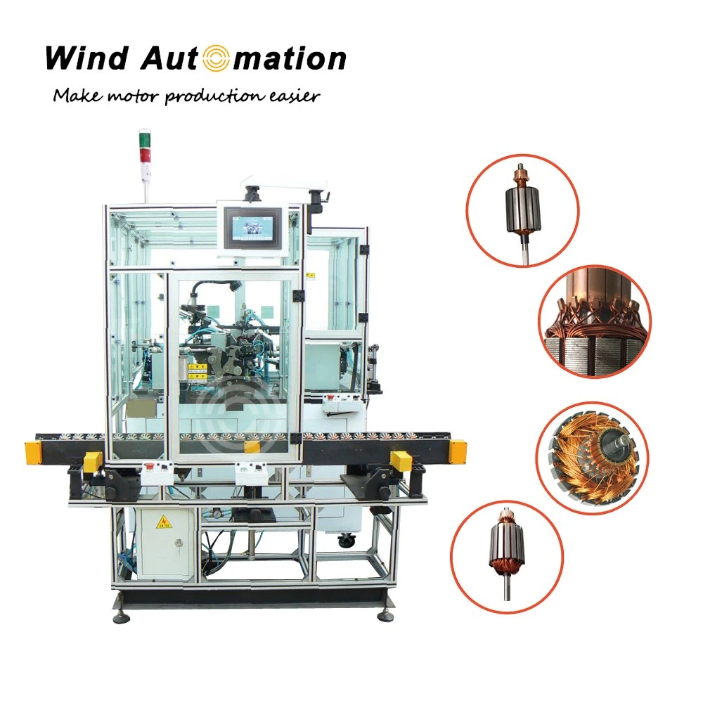 Mass Production Armature Winding Line Rotor Winding Machine Coil Winder