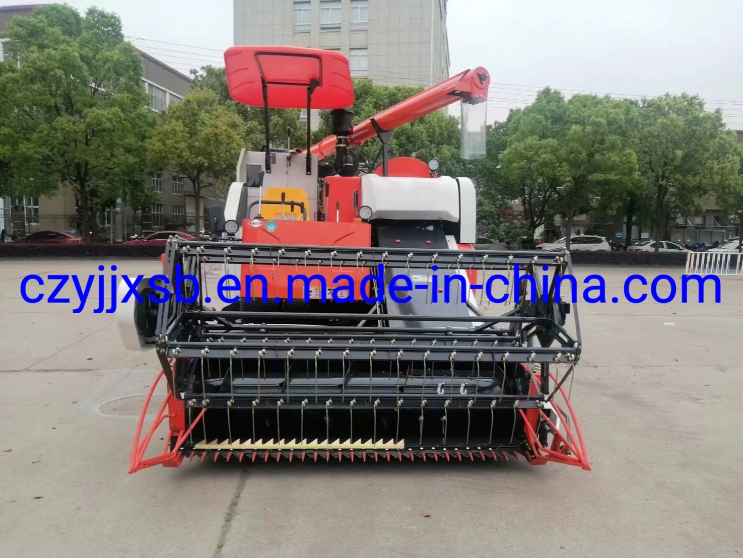 Self-Propelled Full Feed Rubber Track Combine Harvester 4lz-6.0z