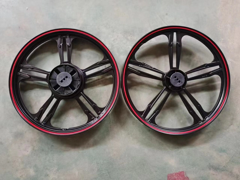 Llantas de aleación para motocicletas rueda de motocicleta de acero con tamaño de 14inch 16inch 17inch 18inch