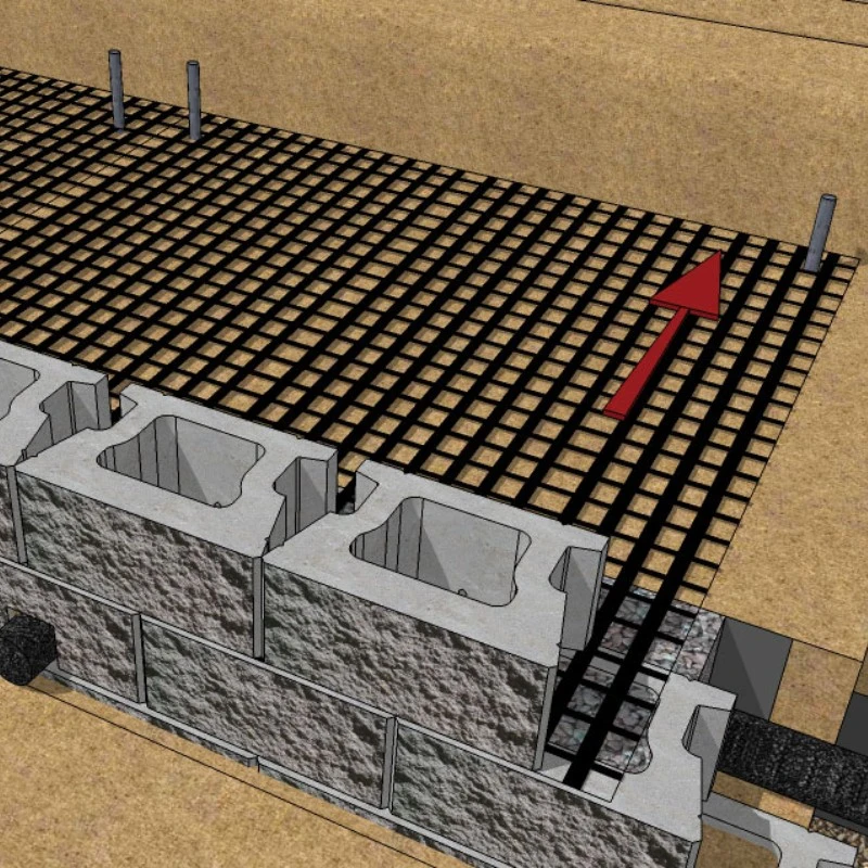 Rawilway Foundation 50kn/M Warp Knitted Polyester (PET) Geogrid