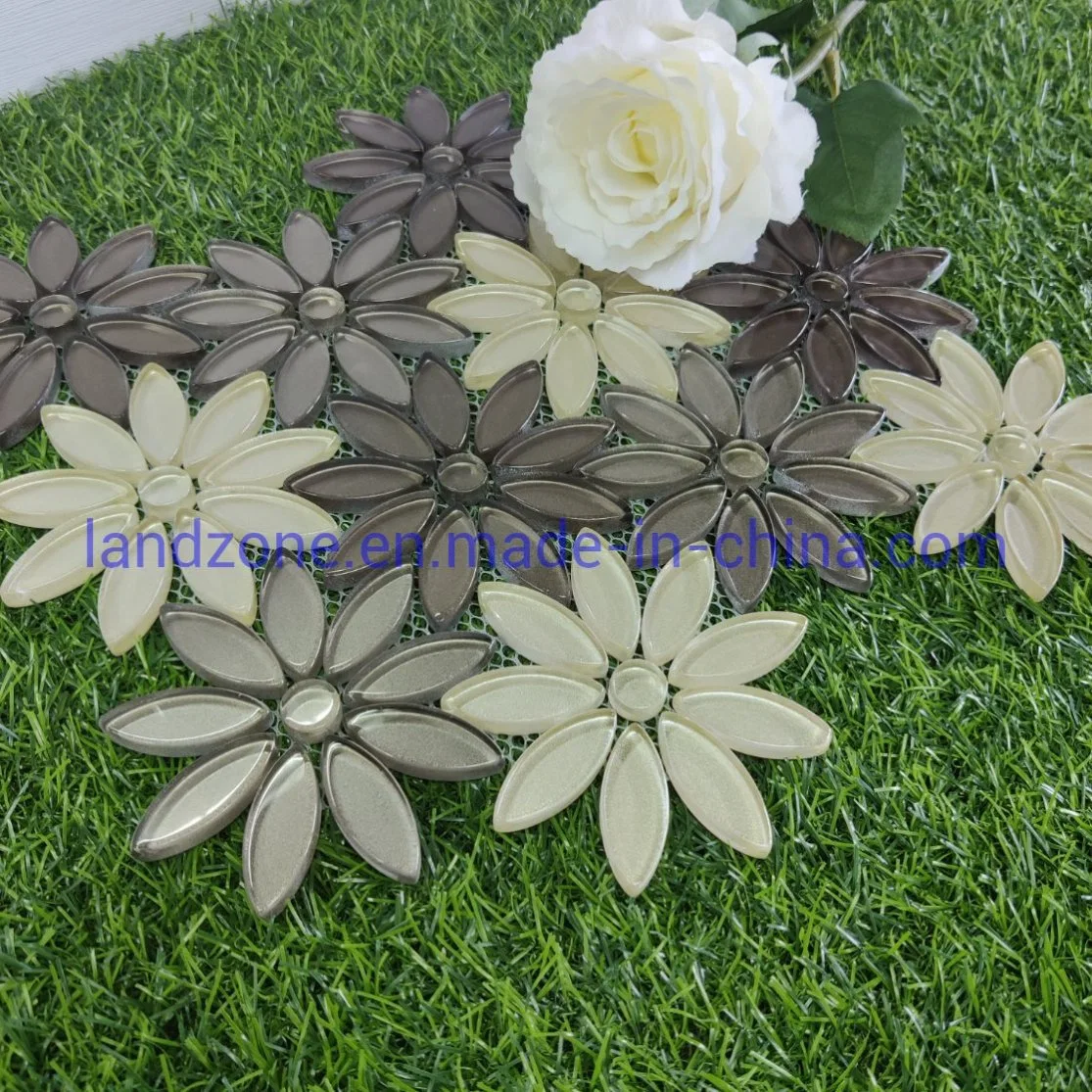 Factory Flower Crystal Mosaic Wall Decoration