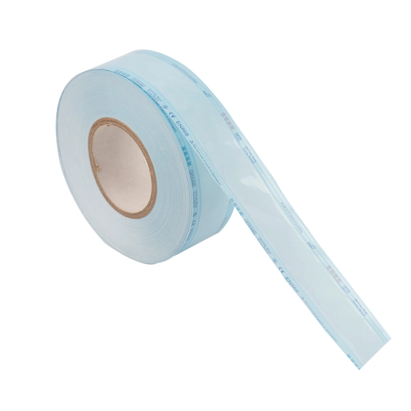 Hot Selling Sterilization Medical Disposable Flat Pouch Reel Roll Medical Device Packaging