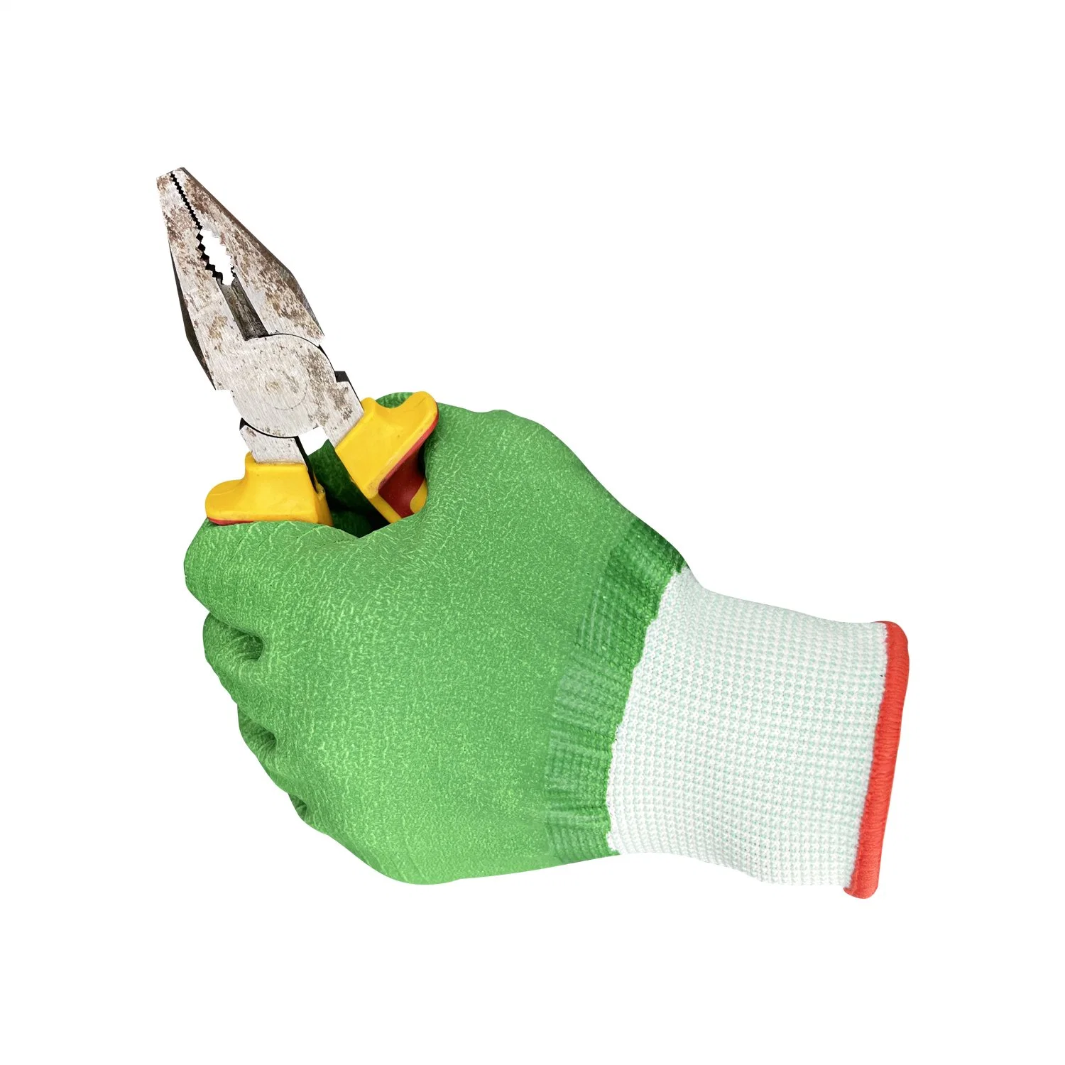 Industrial Rubber Work Knitted Household Safety Latex Coated Glove