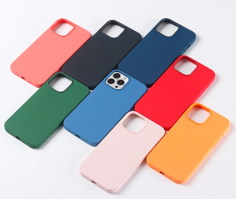 Color caramelo de alta calidad de silicona TPU Case de teléfono, adecuado para el teléfono 13 Teléfono ultrafino, Moda y Diseño personalizado