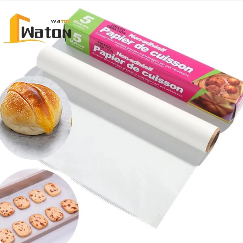 High quality/High cost performance Greaseproof Two Side Silicone Coated Paper Roll Custom Cooking Parchment Baking Paper