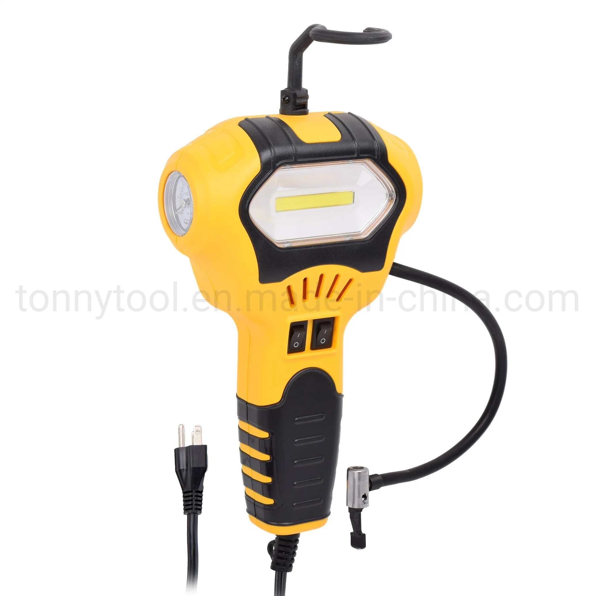 Best Service OEM COB Handheld Work Light, Portable LED Work Light with Air Compressor AC Powered