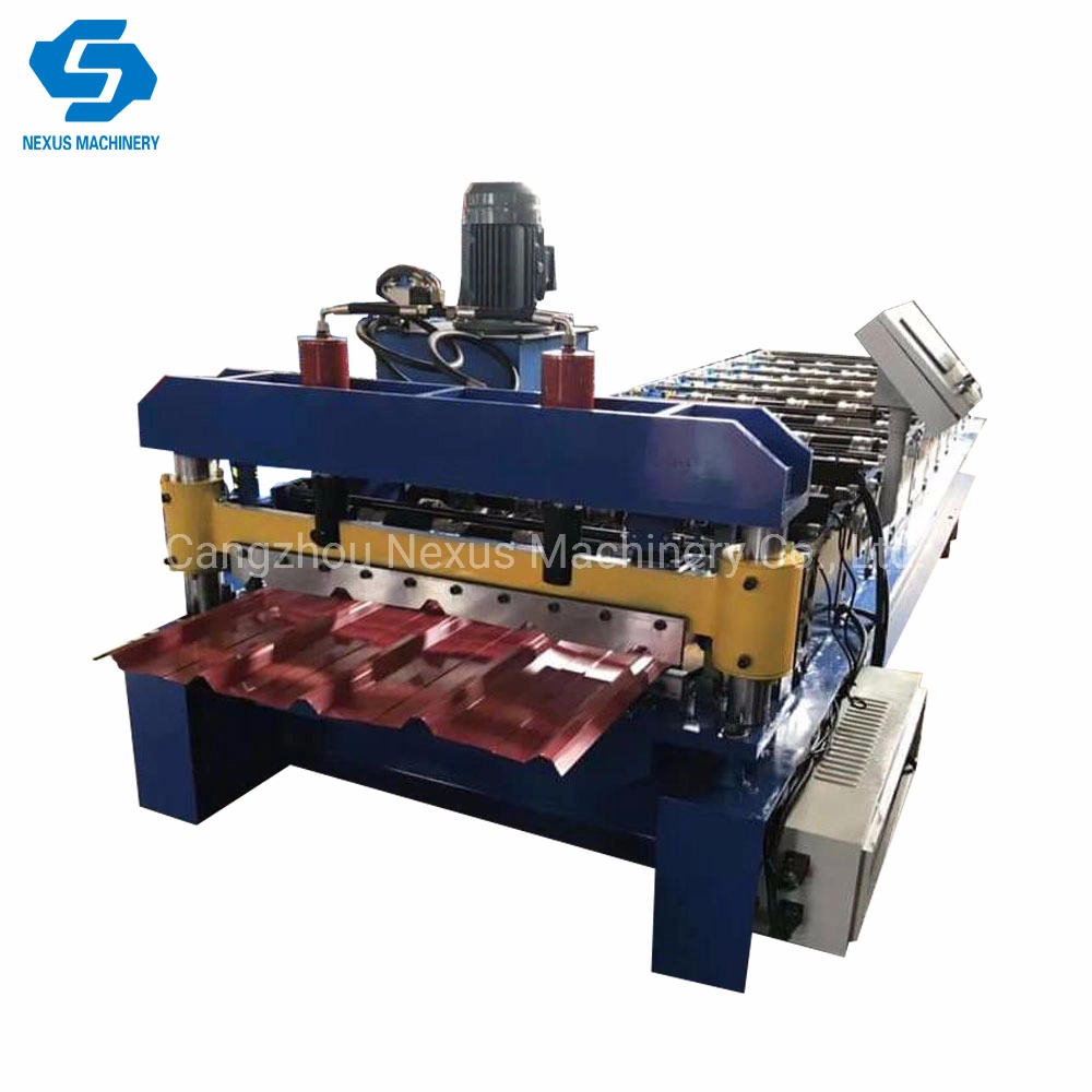 Trapezoidal Profile Steel Roof Tile Sheet Rolling Forming Machine with Ce Certificate