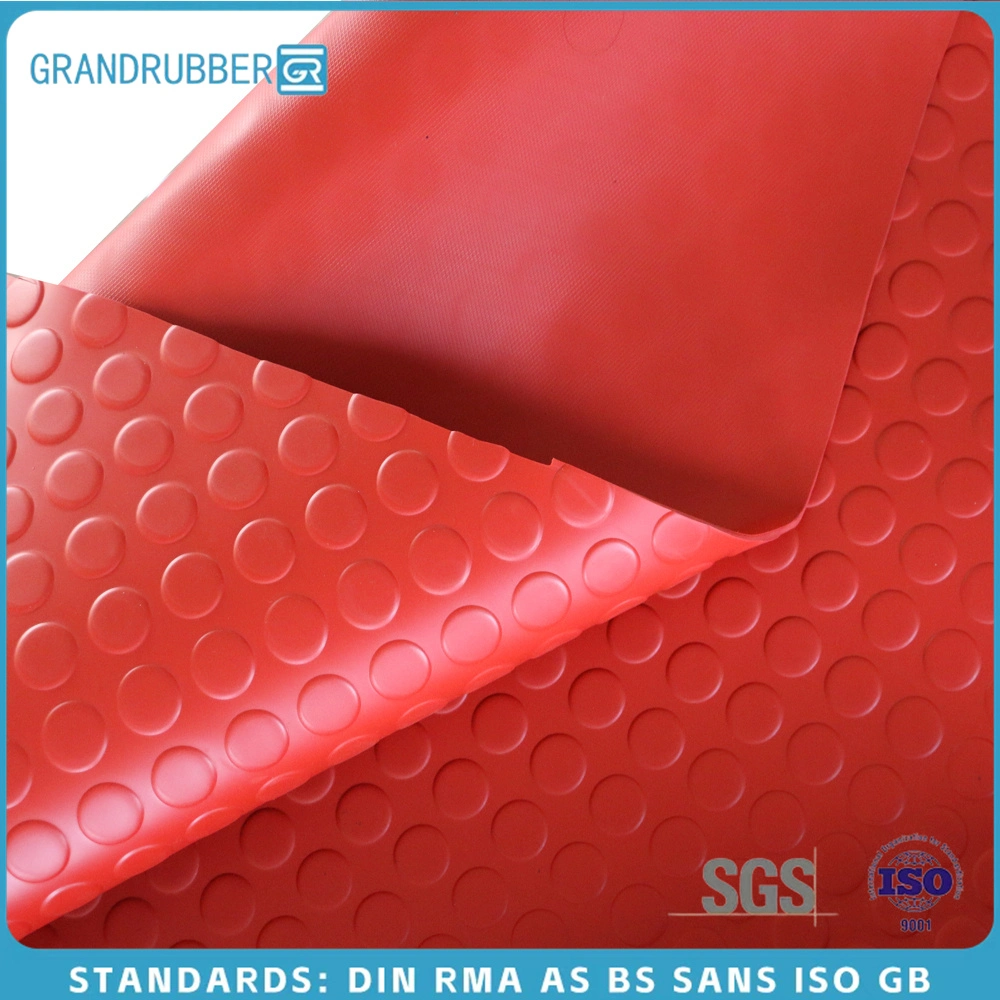 Néoprène résistant à l'abrasion silicone EVA mousse feuille Horse Cow caoutchouc Feuille de caoutchouc pour sol en tissu mat