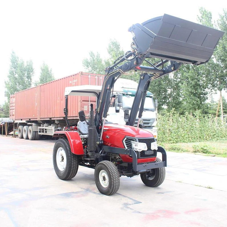 Chinesischer 45HP 4WD-Bauernhof-Radtraktor Landwirtschaftstraktor