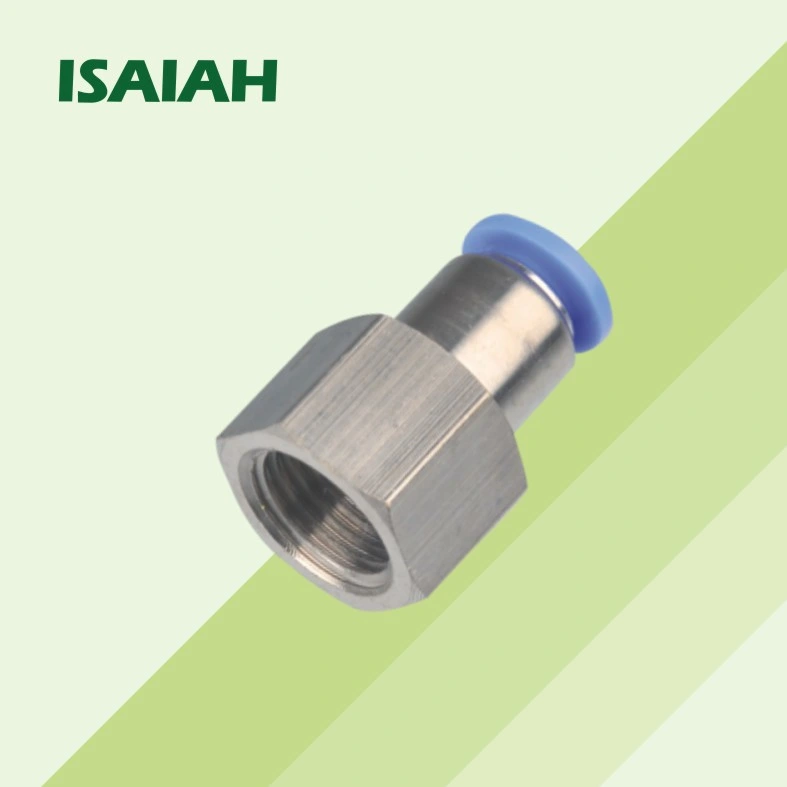 Ningbo China Isaiah Brand Quick Connecting Tube Pneumatic Component Air Pneumatic Fitting