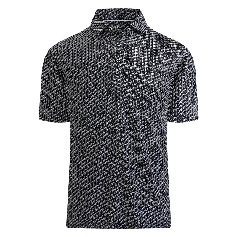 Premium Polyester and Spandex Polo Shirt with Print