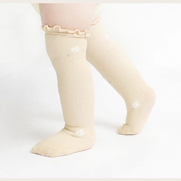 Tag-Free Cute Baby Seamless Organic Cotton Softy Leggings Baby Tights Socks Stockings