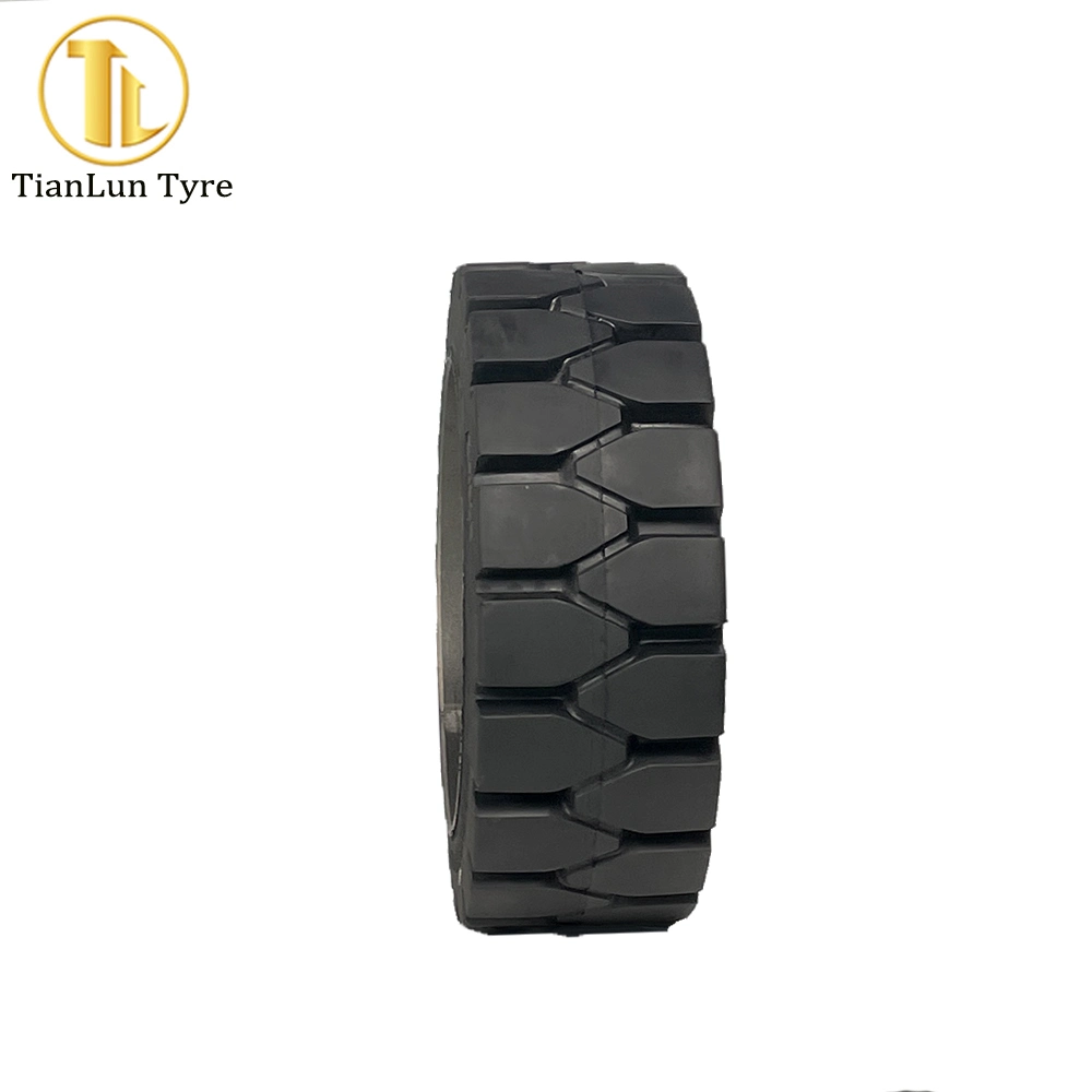 Factory Wholesale/Supplier Press-on Solid Forklift Tires for Scrapers and Forklifts