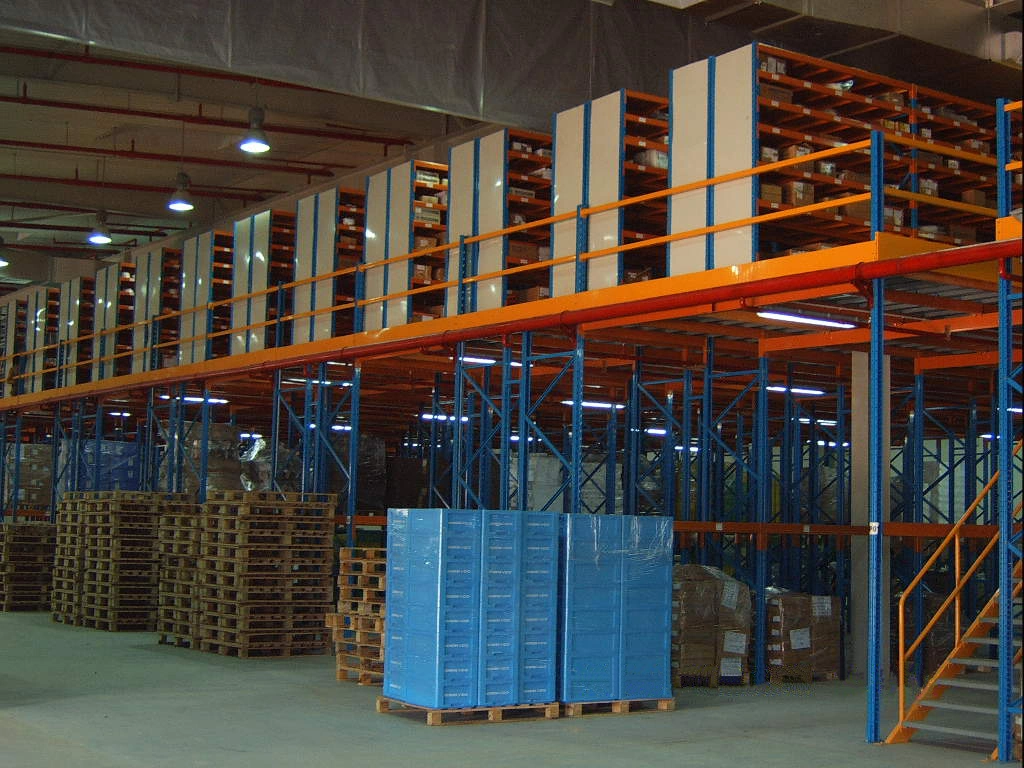 Industrial Steel Deck Storage Rack Mezzanine with SGS/ISO