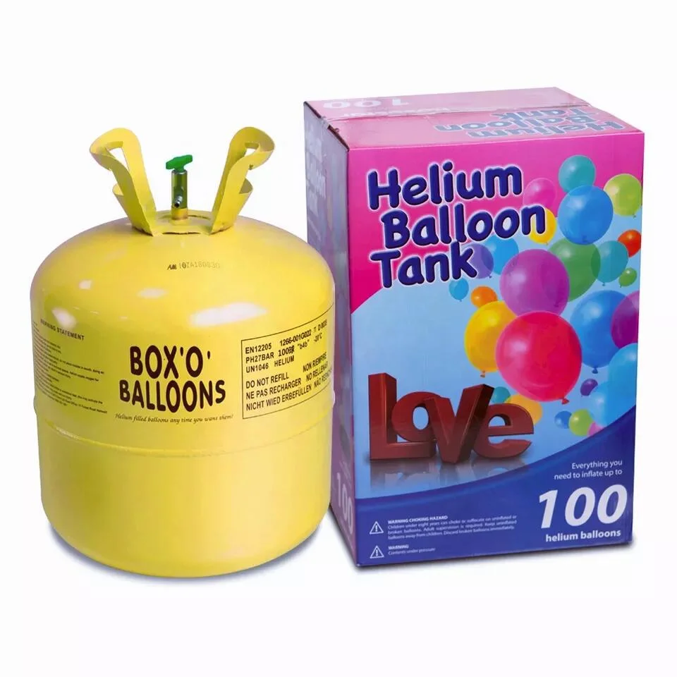 7.1L 13.6L Helium Balloons Tank 30lb 50lb Fill Tank Disposable Helium Gas Cylinders for Party Decoration