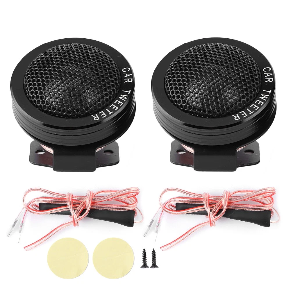 150W YH-188 de 25mm Carcasa de aluminio de la seda de alta eficiencia el film estirable Mini altavoces para el Tweeter de cúpula del sistema de audio para coche.