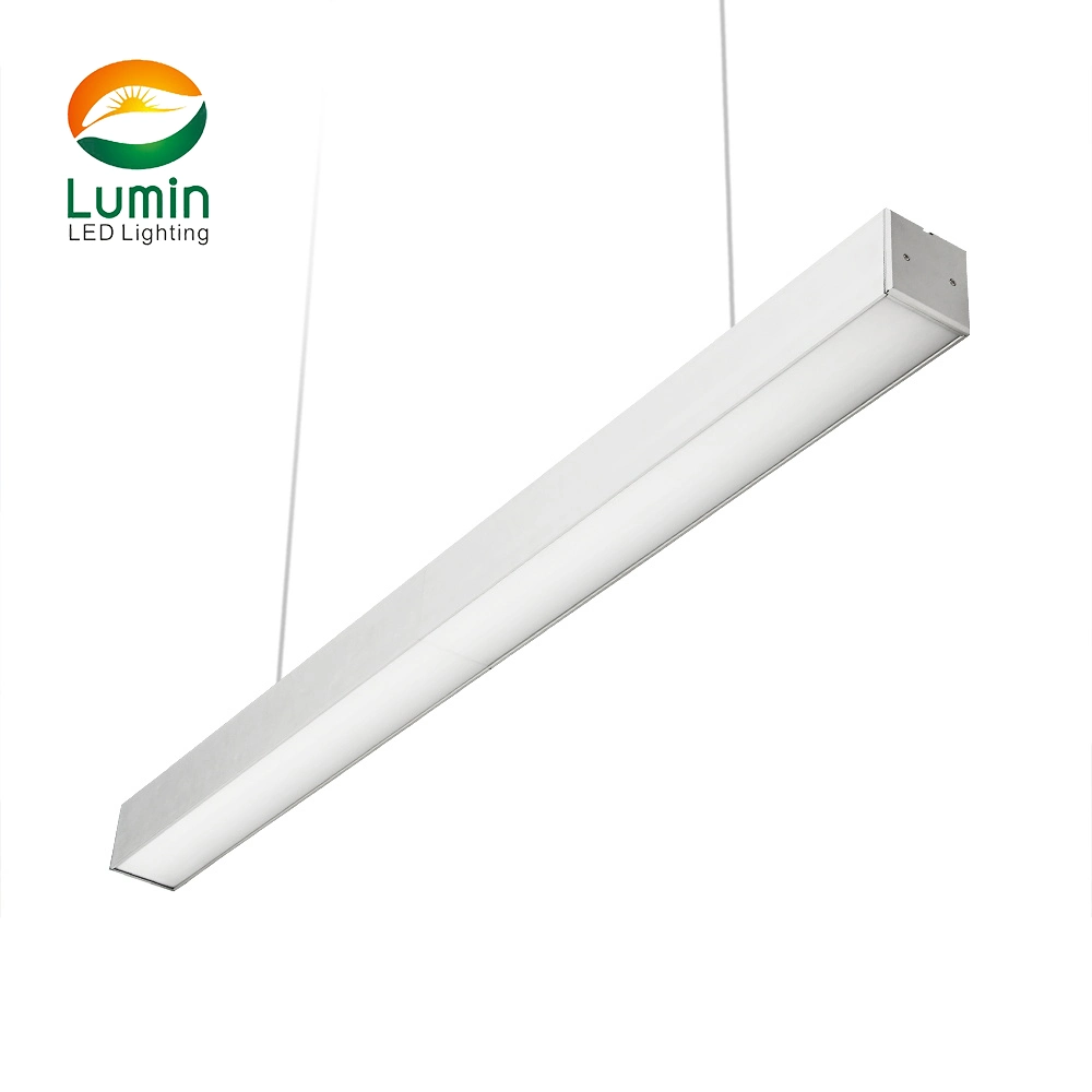 0.6/1.2/2.4m Custom Linkable Aluminum Profile Dimmable LED Linear Lamp Trunk Light Strip Cabinet Bar Light for Commercial Office Indoor Lighting