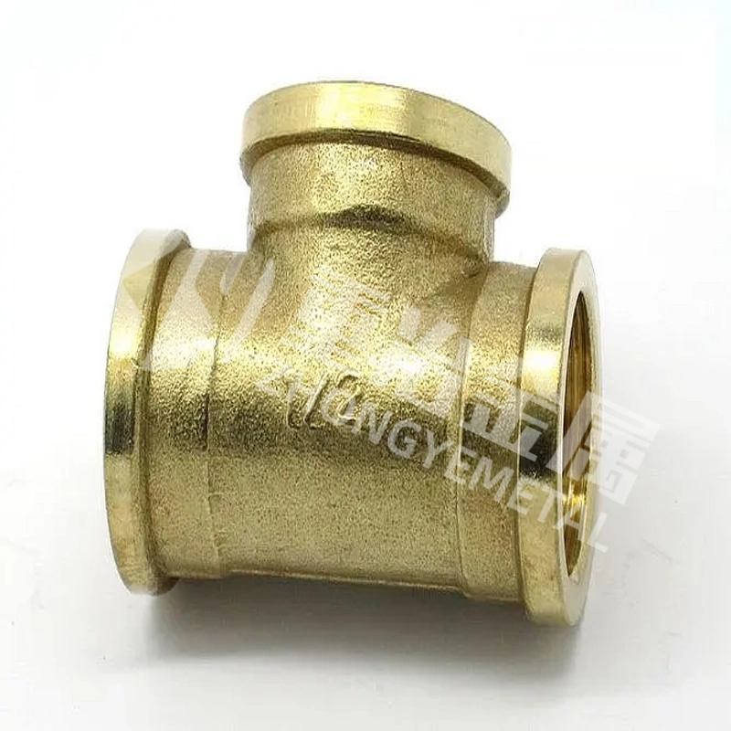 Fast Heat Dissipation Sterilization H68 ASTM/C26200 JIS/C2680 Copper Three-Way Pipe Fittings