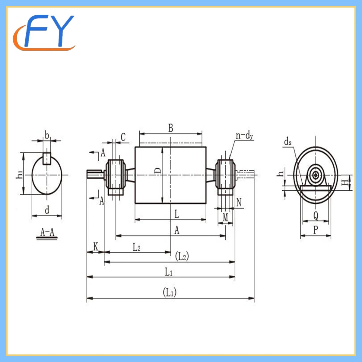 Head Drum Tail Pulley of Conveyor Components From China Factories