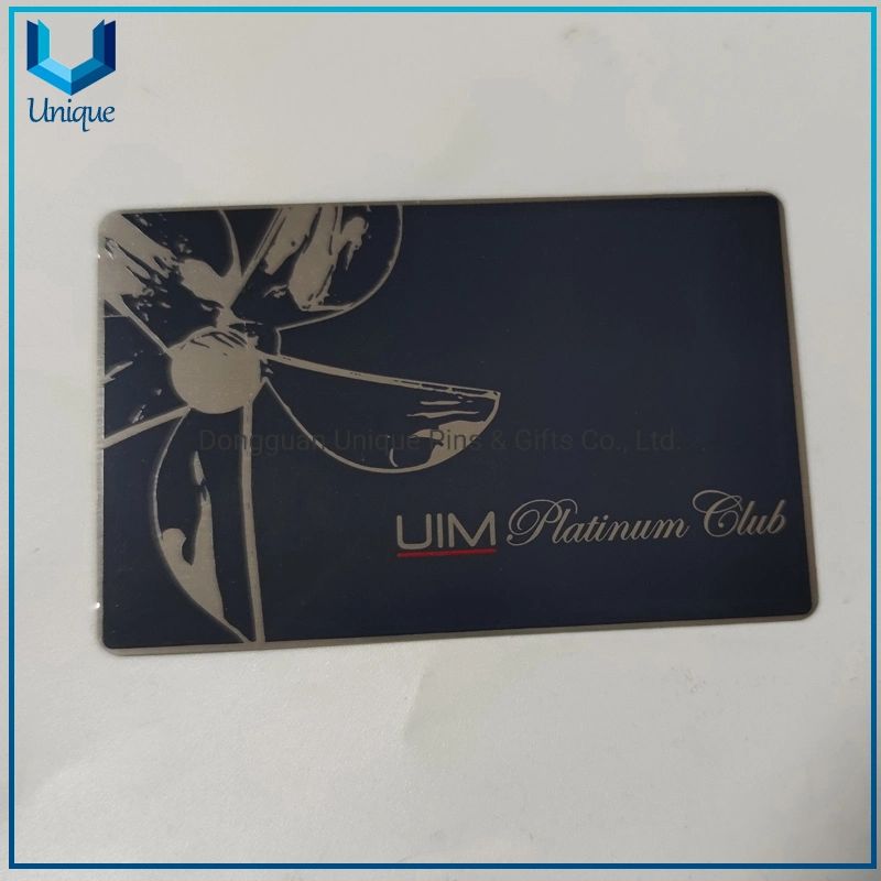 Карта членства Custom Design Club, VIP-карта магнита, Visiting Mirror Surface Polished Finish Business Metal Card